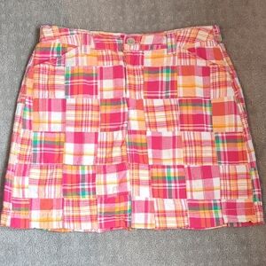 Plaid Multicolor Women's Skort